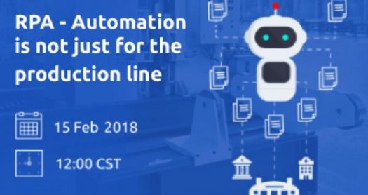 RPA – Automation Is Not Just For The Production Line