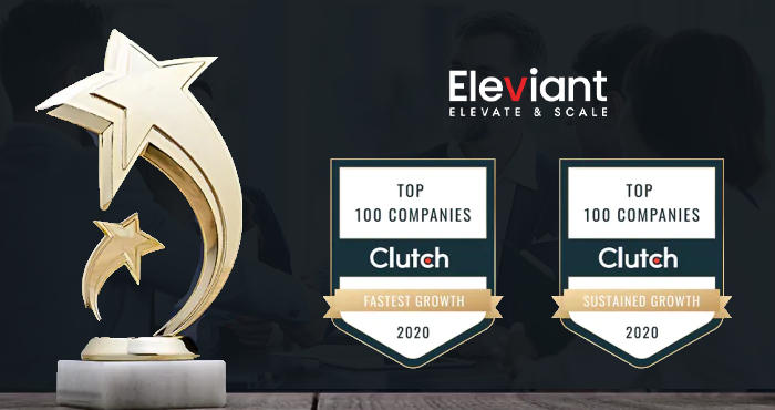 Eleviant wins 2 awards in the top 100 list by Clutch