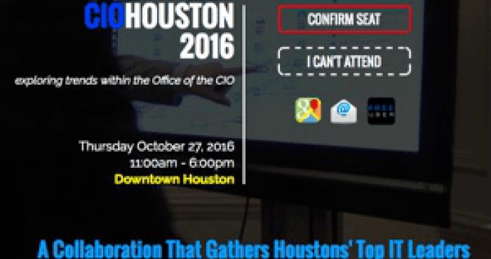CIO Houston 2016 – October 27th