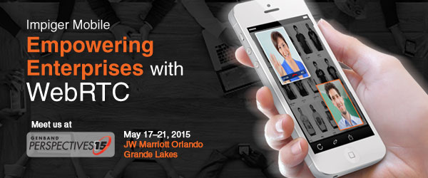 Eleviant Tech @ GENBAND Perspectives15 a WebRTC Conference on May 17-21 Orlando FL